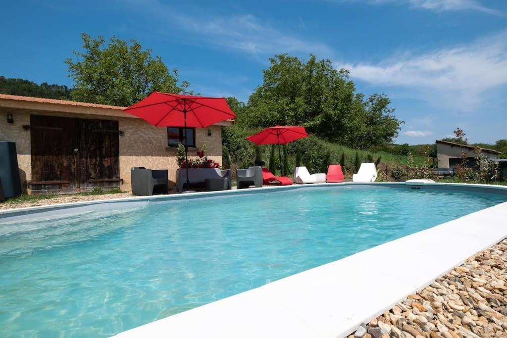Combe Jolie Clim, Piscine & Jacuzzi Vila Saint-Vincent-de-Cosse Exterior foto