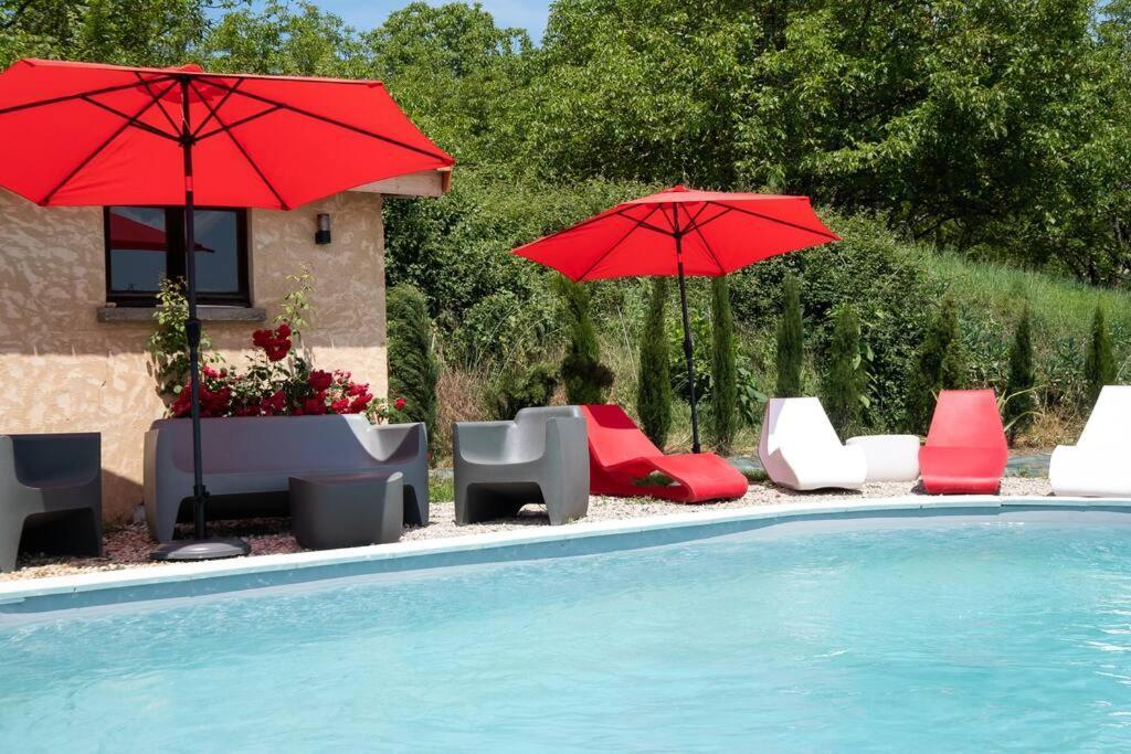 Combe Jolie Clim, Piscine & Jacuzzi Vila Saint-Vincent-de-Cosse Exterior foto
